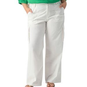 NEW Sanctuary Standard Surplus White Cargo Pant 2X
